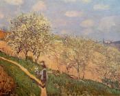 阿尔弗莱德 西斯莱 : Spring in Bougival